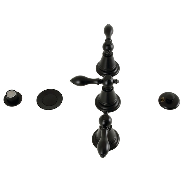 ThreeHandle Bidet Faucet, Matte Black